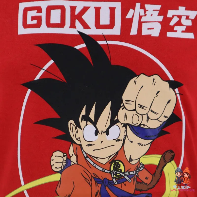 Anime Dragonball Goku Kinder Jungen langarm Shirt - WS-Trend.de Gr. 104 - 152 Baumwolle