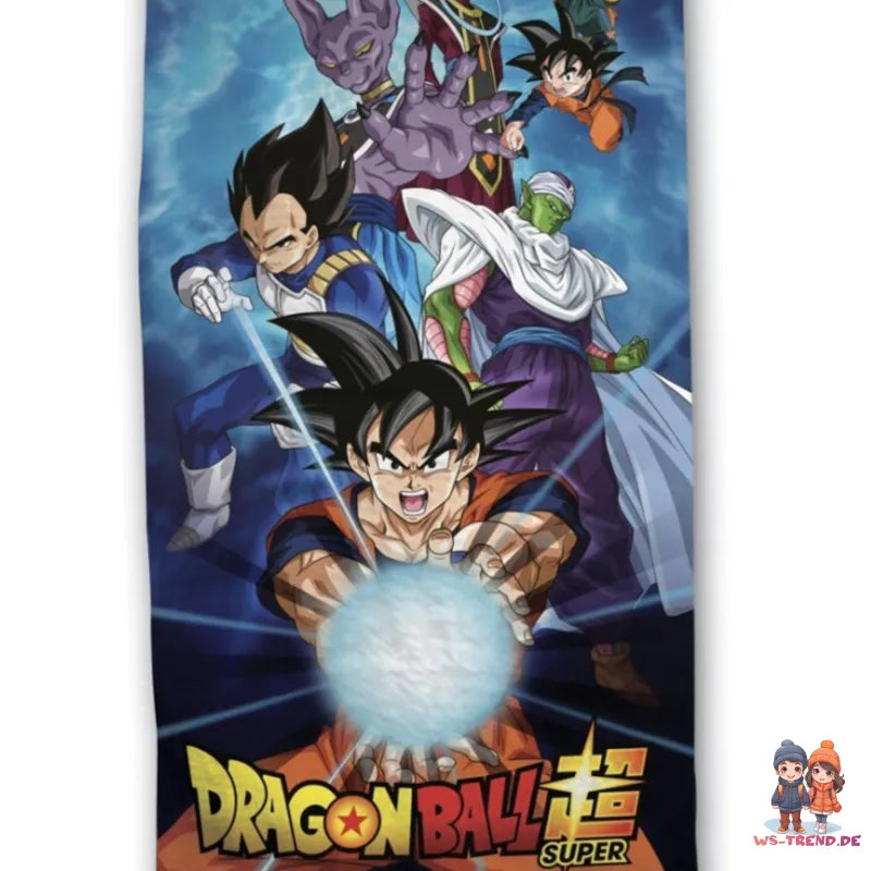 Dragonball Super Badetuch Strandtuch 70x140cm - WS-Trend.de Handtuch Badehandtuch XXL 70x140 Baumwolle