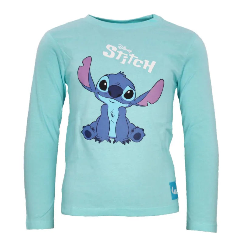 Disney Stitch Kinder Jungen Langarmshirt Shirt - WS-Trend.de 92-128 100% Baumwolle