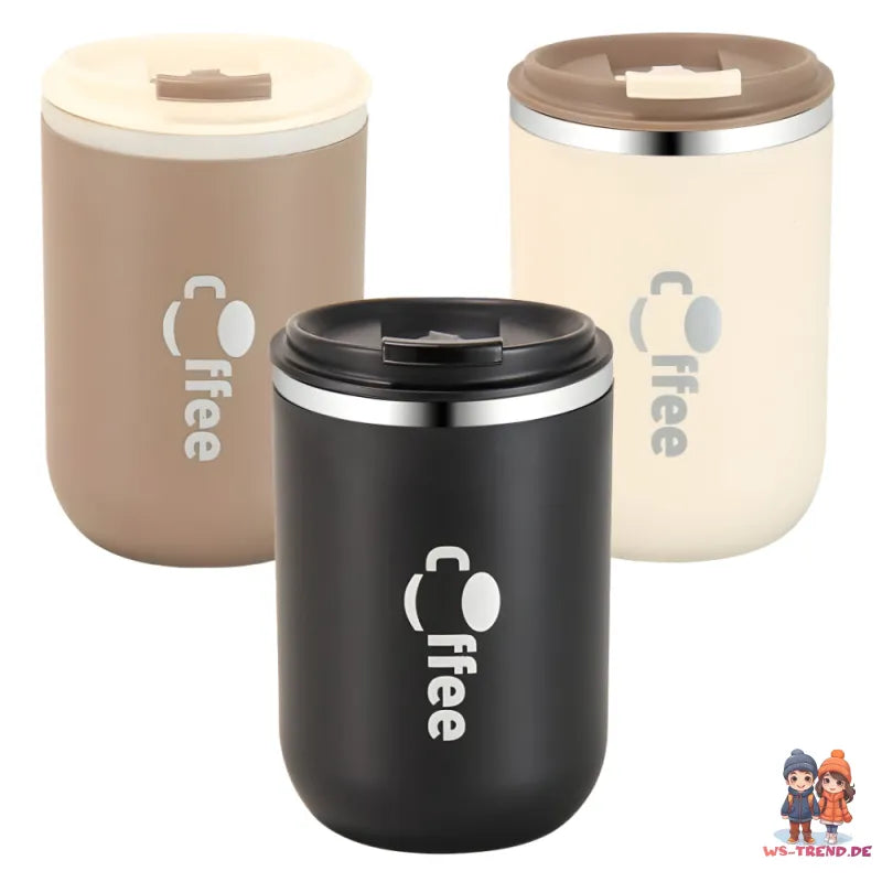 Isolierter Kaffeebecher Thermobecher Becher To-Go 500 ml - WS-Trend.de