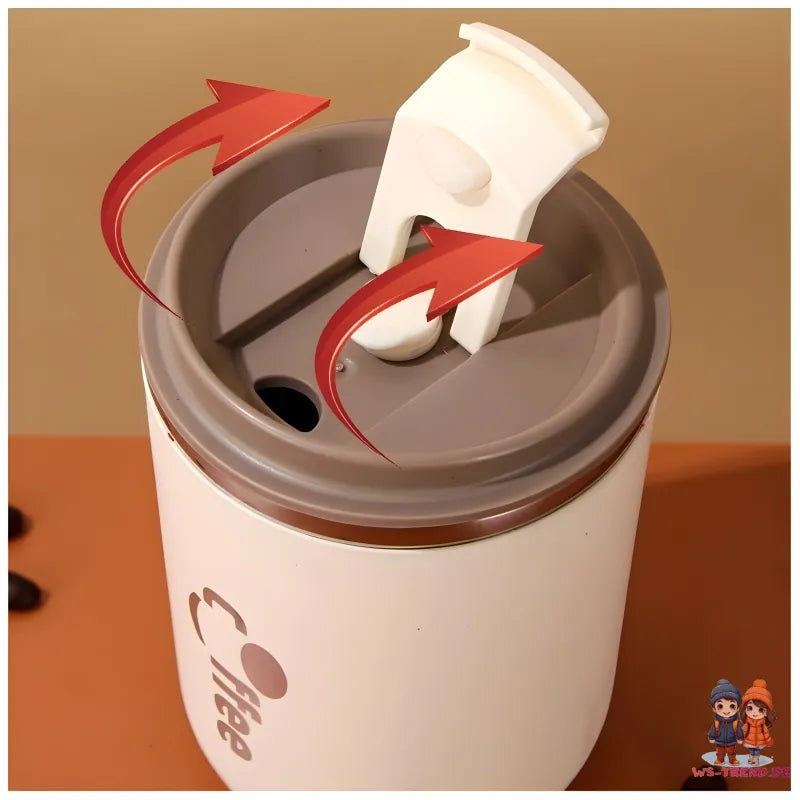 Isolierter Kaffeebecher Thermobecher Becher To-Go 500 ml - WS-Trend.de