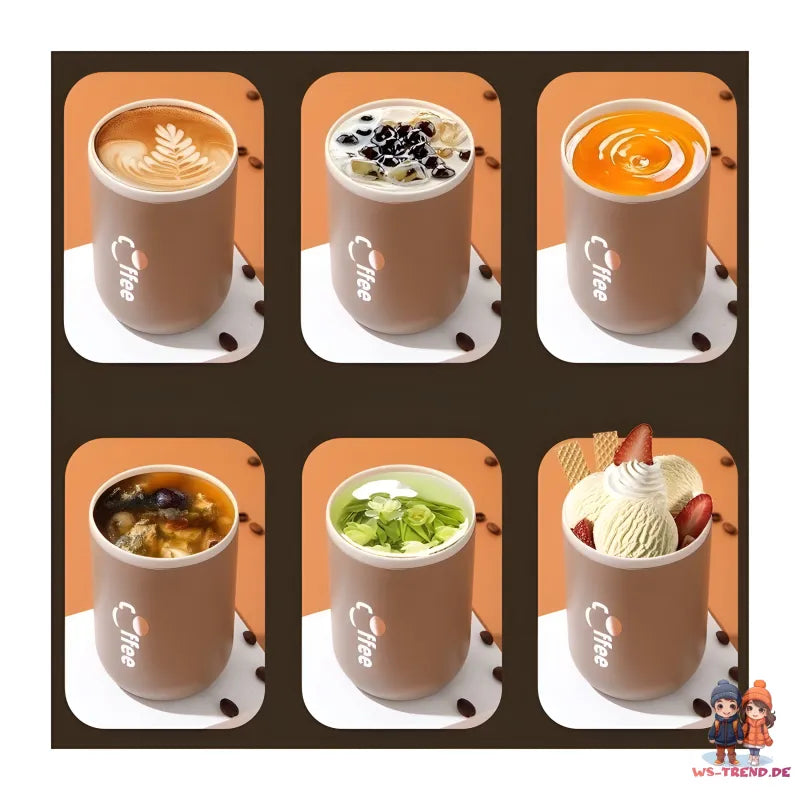 Isolierter Kaffeebecher Thermobecher Becher To-Go 500 ml - WS-Trend.de