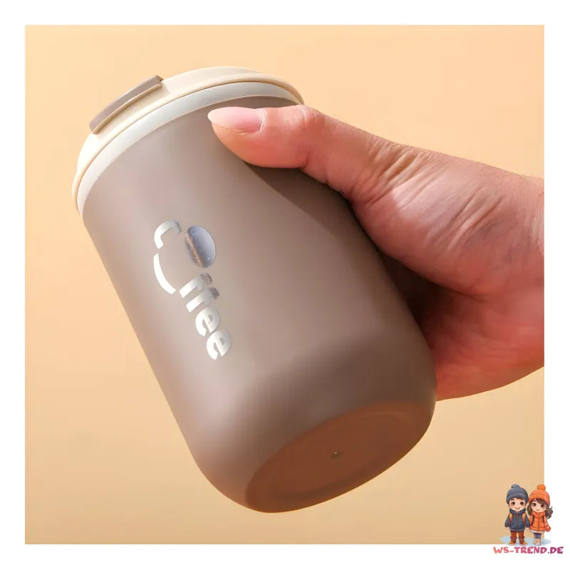Isolierter Kaffeebecher Thermobecher Becher To-Go 500 ml - WS-Trend.de