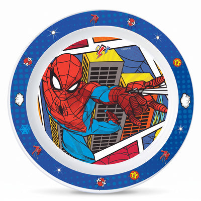 Marvel Spiderman Kinder Geschirr-Set 3 teilig Becher Teller Schüssel - Ansicht 2