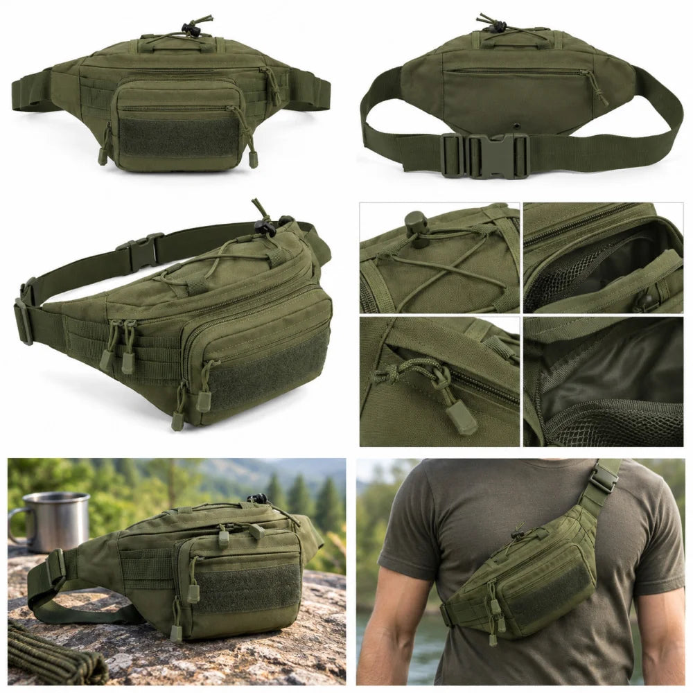 Taktischer Mehrzweck-tasche Militär-Gürteltasche Armee Bauchtasche - WS-Trend.de