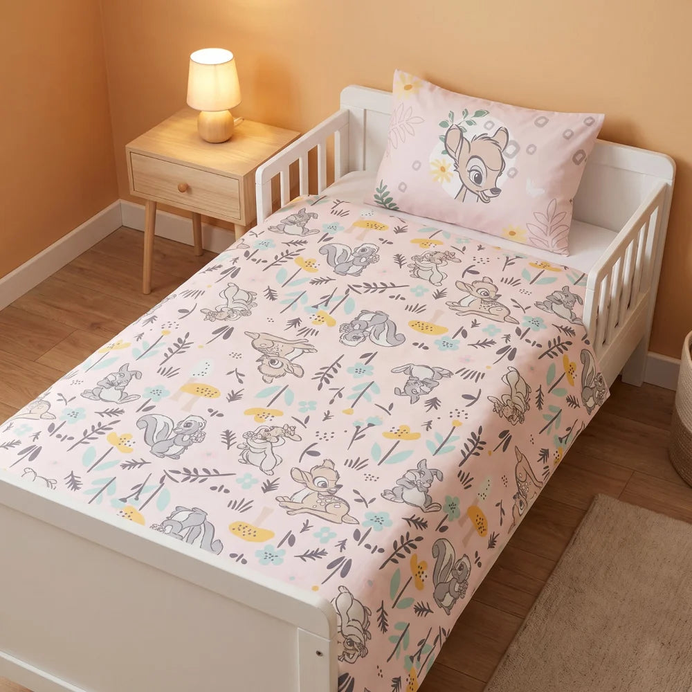 Disney Bambi Babybettwäsche Baumwolle 100x140 + 40x60 cm - WS-Trend.de
