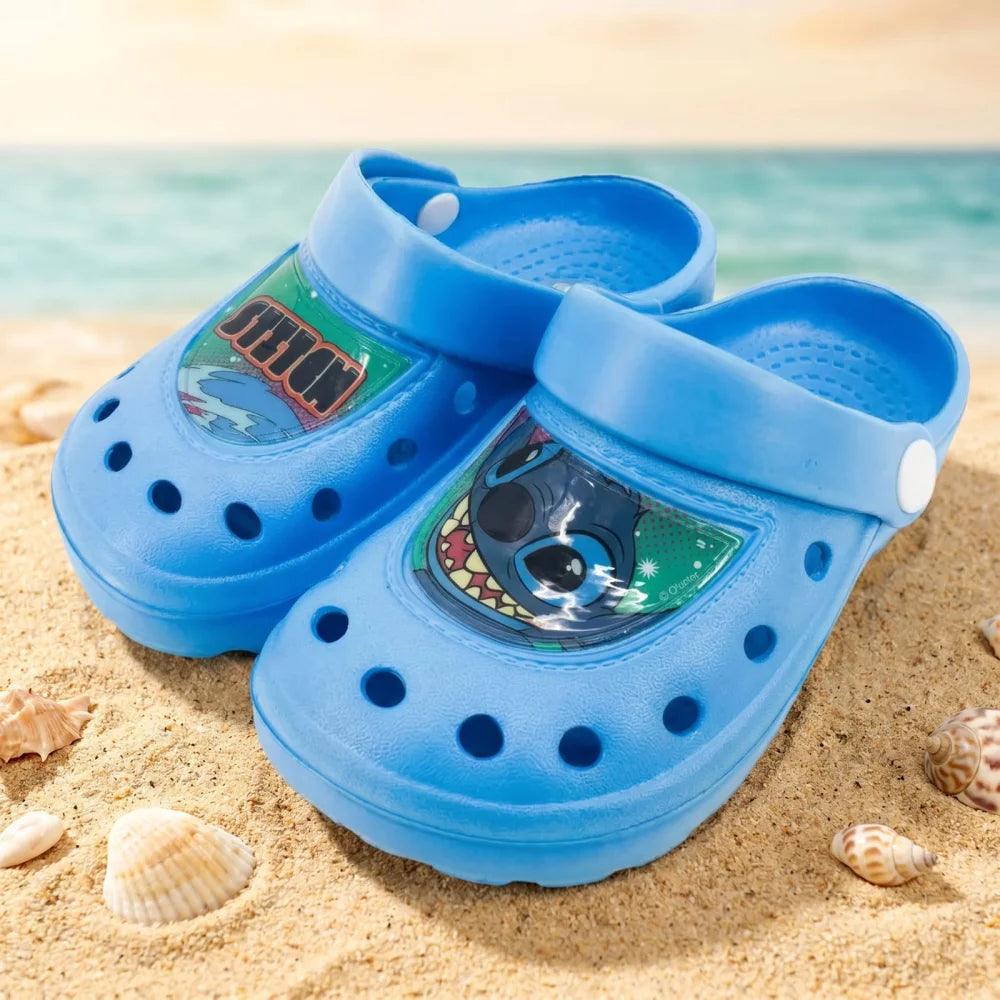Disney Lilo und Stitch Kinder Clogs - Badeschuhe Latschen Hausschuhe Gr. 24-27 - WS-Trend.de