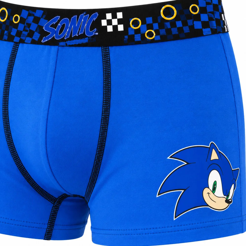 Sonic the Hedgehog Jungen Boxershorts Unterhose 2er Pack Gr. 98-128 - WS-Trend.de