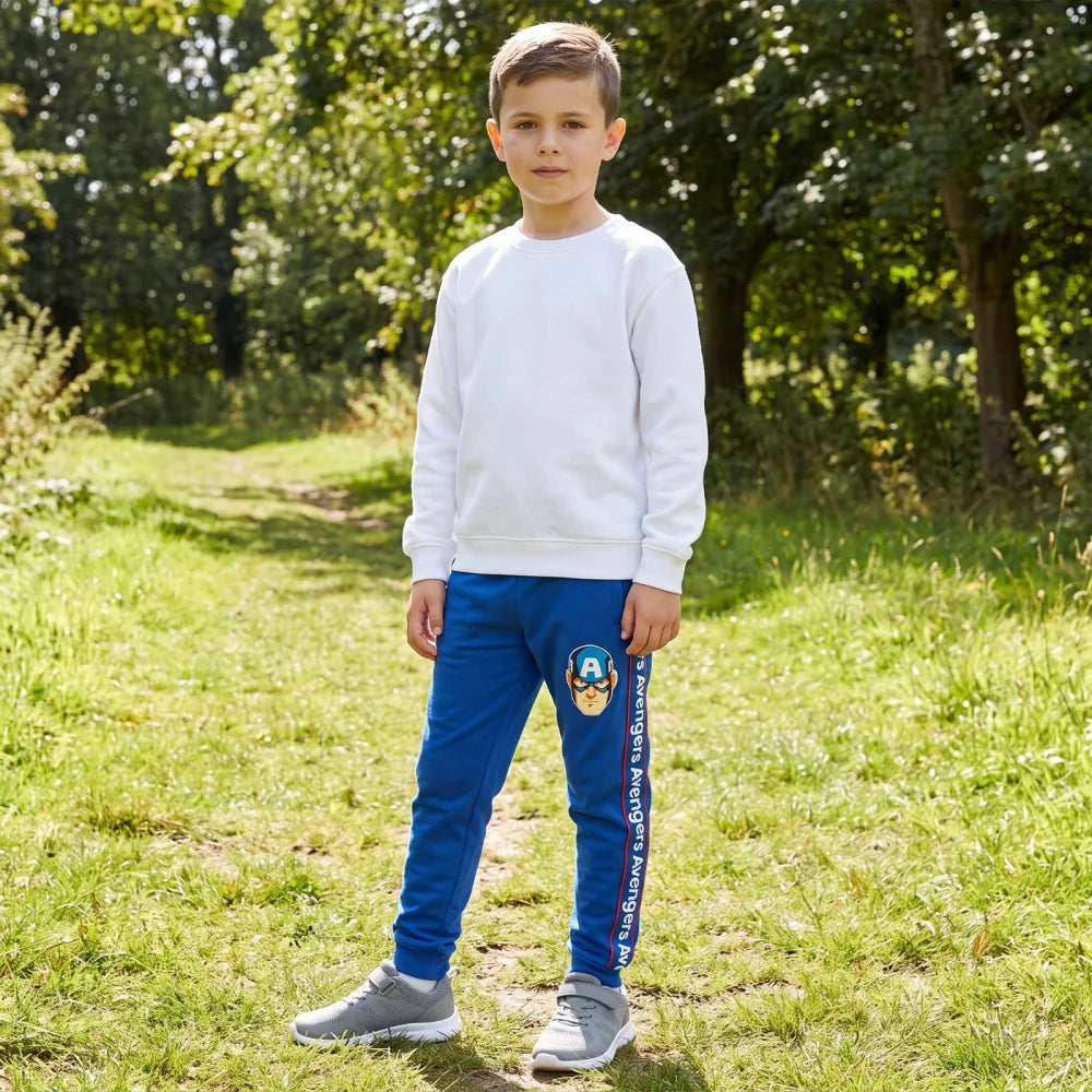 Marvel Avengers Captain America Jungen Kinder Jogginghose Sporthose Hose 104-110 - WS-Trend.de