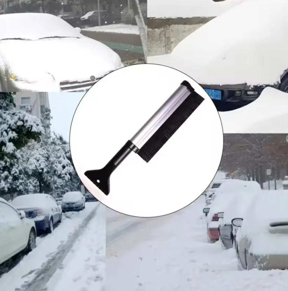 Eiskratzer WS-Trend Auto mit Schneebesen Teleskop 42–62,5 cm Schwarz/Silber - WS-Trend.de