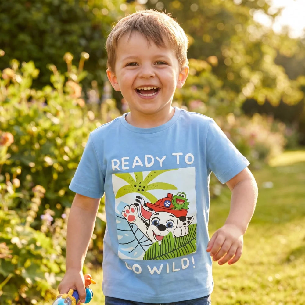 Paw Patrol Marshall Kinder Jungen kurzarm T-Shirt Shirt 98 -128 Baumwolle - WS-Trend.de