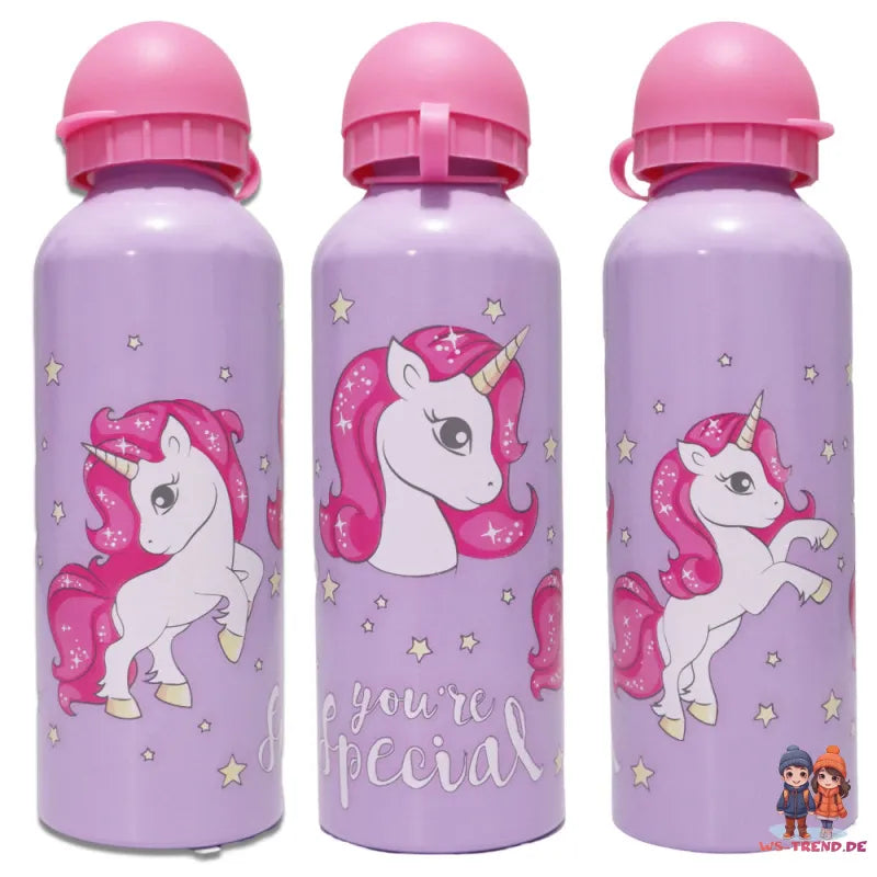 Sweet Einhorn Unicorn 2tlg. Lunch Set Brotdose plus Trinkflasche 500 ml - WS-Trend.de