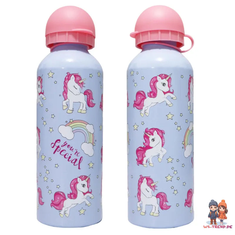 Sweet Einhorn Unicorn 2tlg. Lunch Set Brotdose plus Trinkflasche 500 ml - WS-Trend.de
