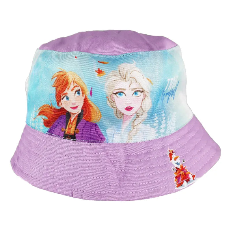 Disney Die Eiskönigin Anna Elsa Olaf Kinder Fischermütze Fischerhut - WS-Trend.de Hut Sommerhut Gr. 52-54
