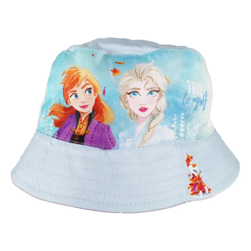 Disney Die Eiskönigin Anna Elsa Olaf Kinder Fischermütze Fischerhut - WS-Trend.de Hut Sommerhut Gr. 52-54