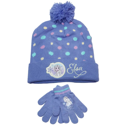 Disney Die Eiskönigin Elsa Kinder Herbst Wintermütze plus Handschuhe - WS-Trend.de