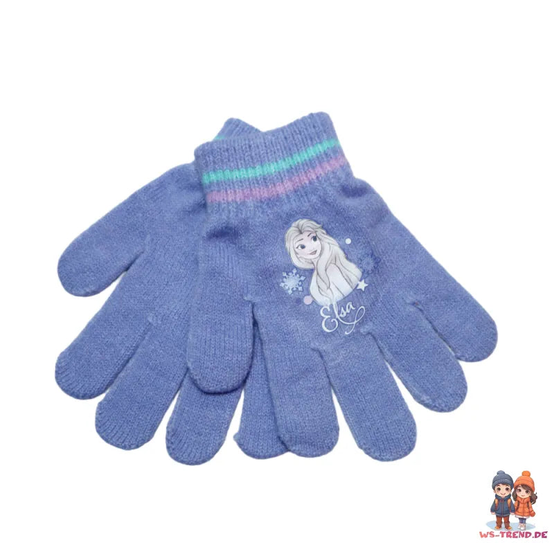Disney Die Eiskönigin Elsa Kinder Herbst Wintermütze plus Handschuhe - WS-Trend.de