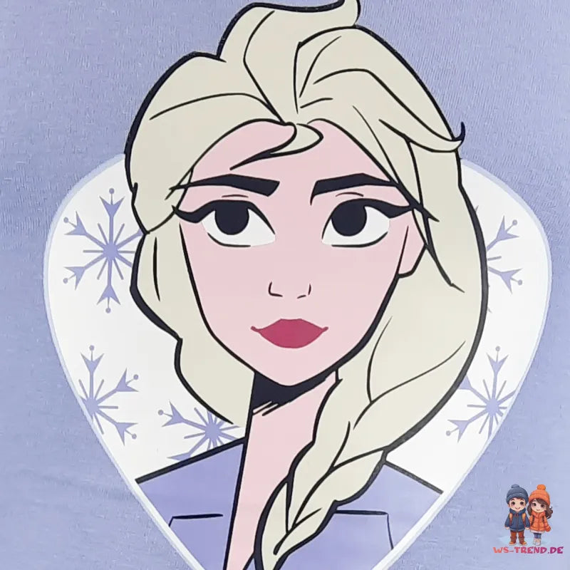 Die Eiskönigin 2 Elsa Kinder Schlafanzug Pyjama - WS-Trend.de lang Lila 122/128 Baumwolle
