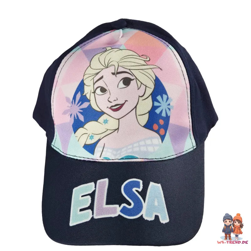 Disney Die Eiskönigin Elsa Kinder Mädchen Basecap Baseball Kappe Mütze Gr. 52 - WS-Trend.de