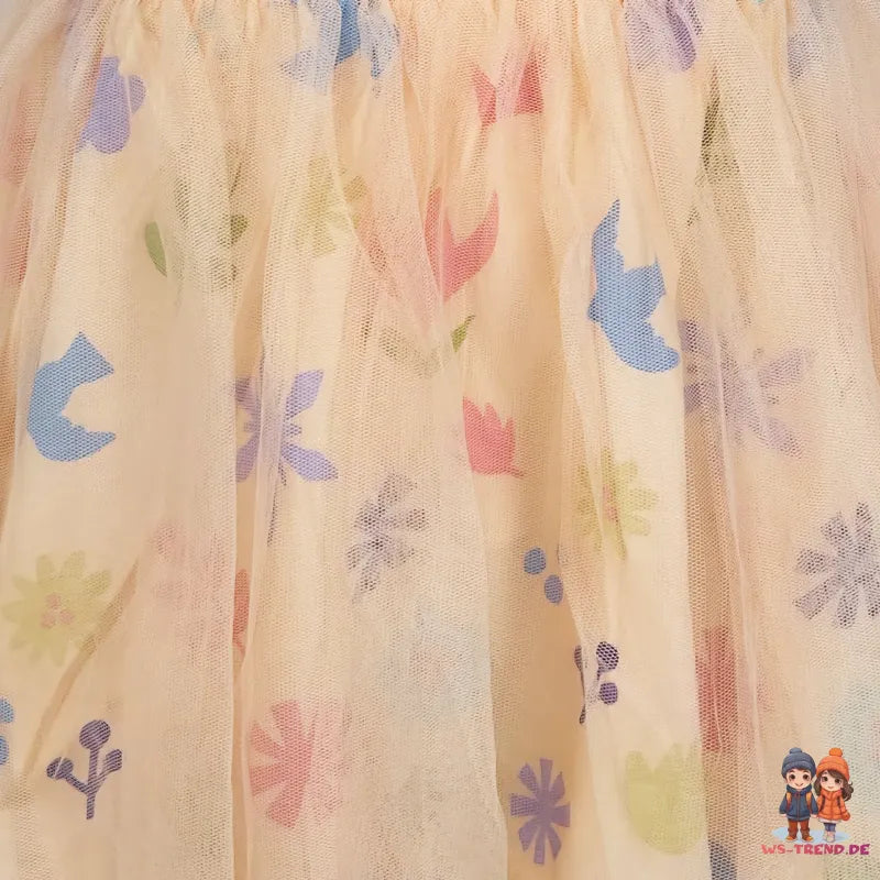 Disney Die Eiskönigin Elsa Kinder Mädchen Tüllkleid Sommerkleid Kleid - WS-Trend.de Gr 92-128