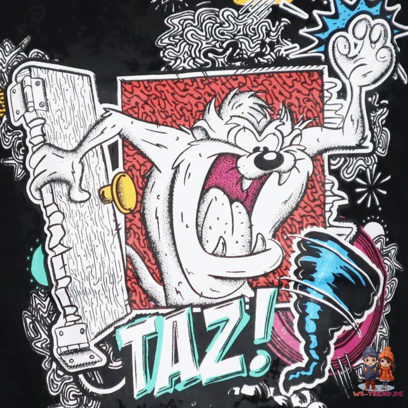 Looney Toons TAZ Mädchen T-Shirt Kurzarm Shirt - WS-Trend.de 104 - 164 Baumwolle