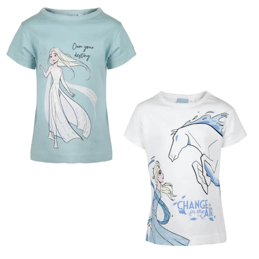 Disney Die Eiskönigin Elsa Kinder T Shirt WS Trend.de Mädchen Top 92 128 Baumwolle
