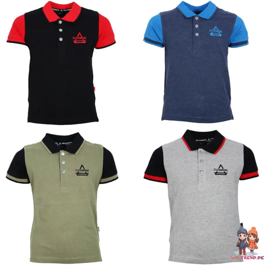 Eleven Paris Jungen Polo T-Shirt Kurzarm Shirt - WS-Trend.de 104 - 164 Baumwolle