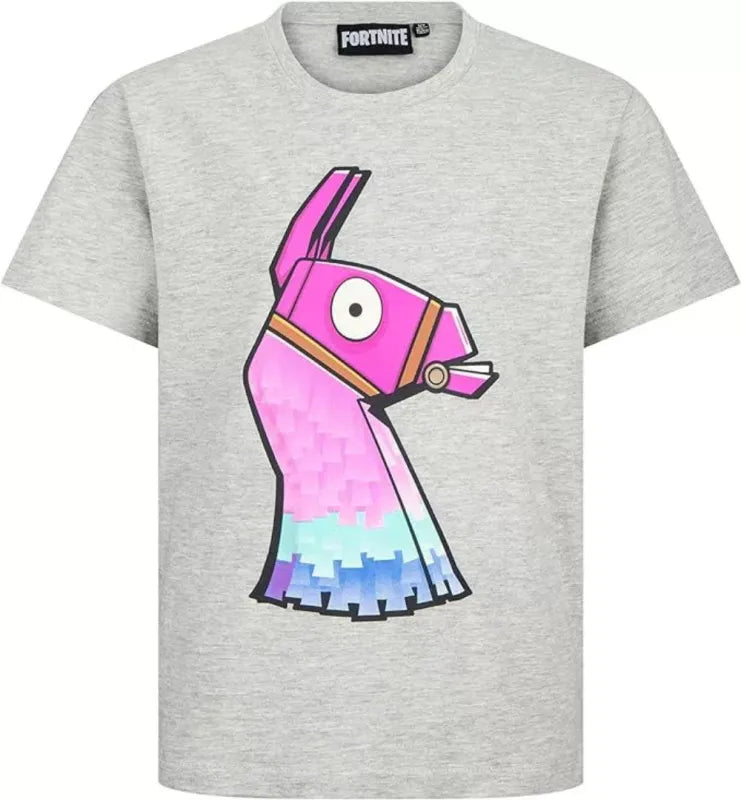 Gamer Fortnite Lama Jungen kurzarm T-Shirt Shirt - WS-Trend.de Baumwolle Gr. 152-164