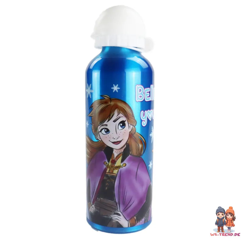 Disney Die Eiskönigin Alu Trinkflasche Flasche 500 ml Anna Elsa - WS-Trend.de Wasserflasche