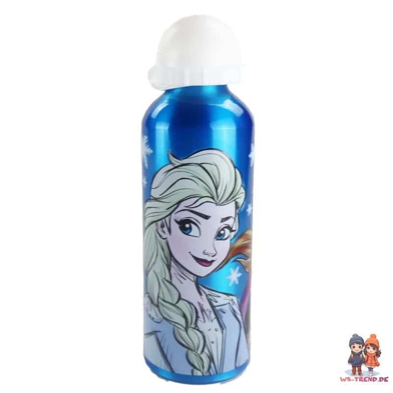 Disney Die Eiskönigin Alu Trinkflasche Flasche 500 ml Anna Elsa - WS-Trend.de Wasserflasche