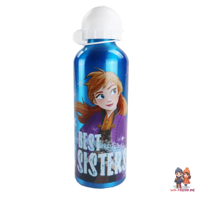 Disney Die Eiskönigin Alu Trinkflasche Flasche 500 ml Anna Elsa - WS-Trend.de Wasserflasche