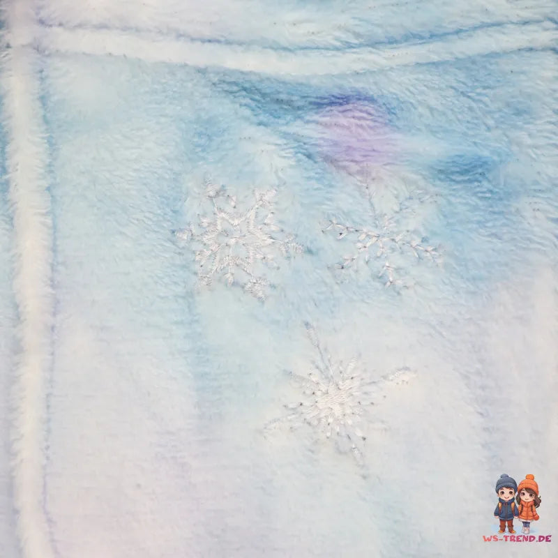 Disney die Eiskönigin Elsa Anna Kinder Fleece Bademantel mit Kapuze - WS-Trend.de Gr. 98 - 128