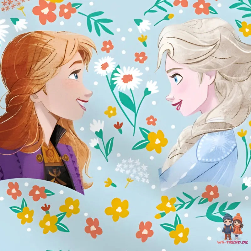 Disney Die Eiskönigin Anna Elsa Kinder Poncho Badeponcho 100% Baumwolle - WS-Trend.de