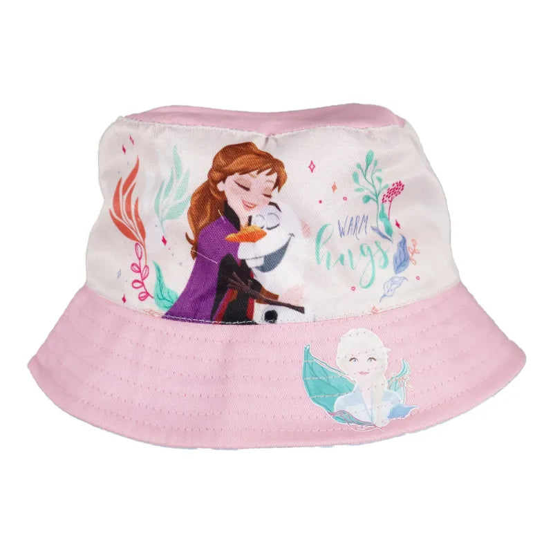 Disney Die Eiskönigin Anna Elsa Olaf Kinder Fischermütze Fischerhut - WS-Trend.de Hut Sommerhut Gr. 52-54