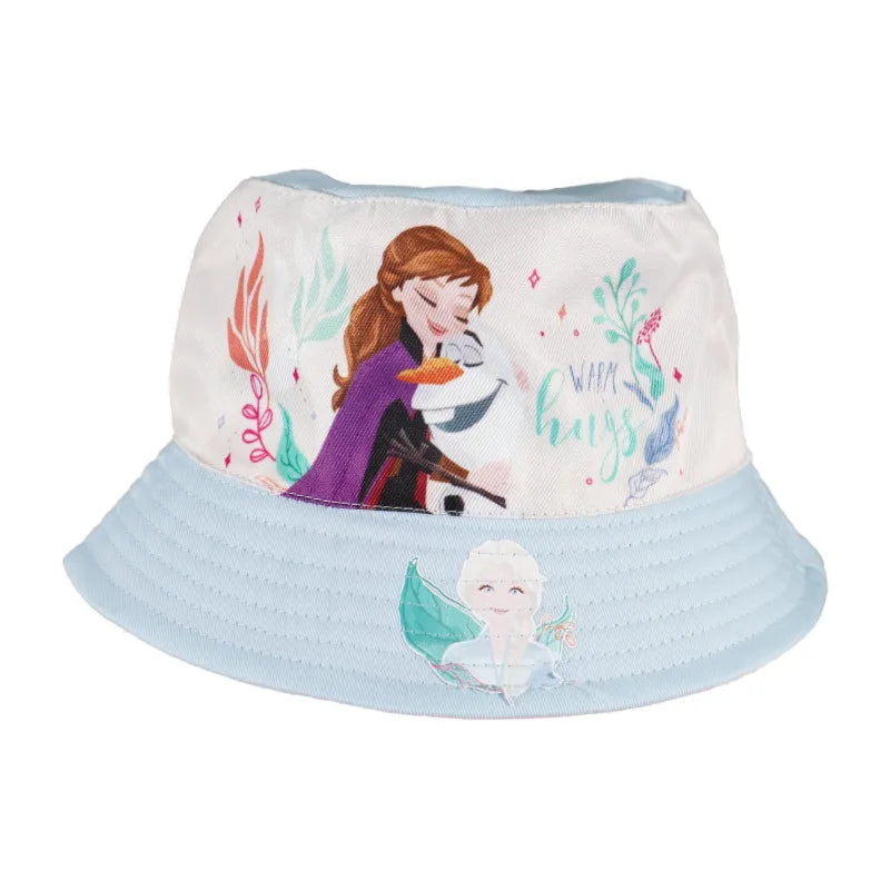 Disney Die Eiskönigin Anna Elsa Olaf Kinder Fischermütze Fischerhut - WS-Trend.de Hut Sommerhut Gr. 52-54