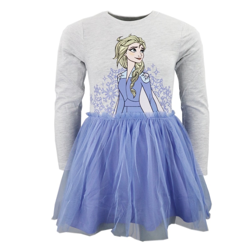 Disney Die Eiskönigin Elsa Kinder Tüllkleid Kleid - WS-Trend.de Langarm 92-128 Mädchen