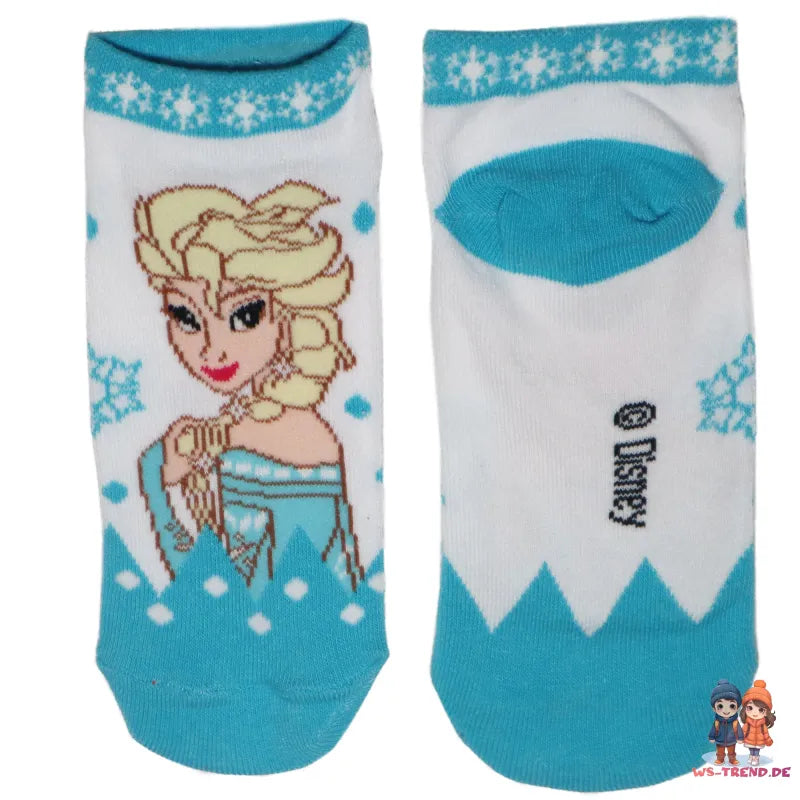 Disney Die Eiskönigin Elsa Mädchen Kinder kurze Socken im 2er Pack - WS-Trend.de Frozen 2 - Rosa Hellblau