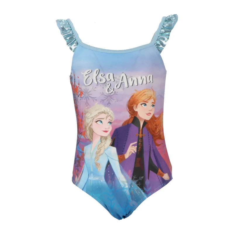 Disney Die Eiskönigin Elsa Anna Kinder Mädchen Badeanzug - WS-Trend.de Bademode Gr. 98-128
