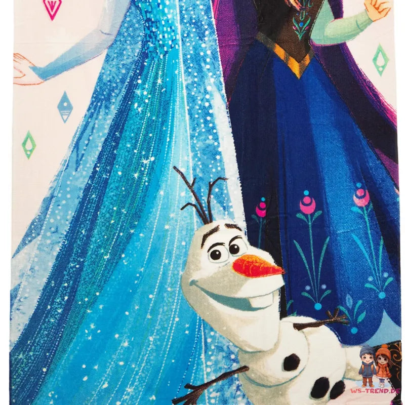 Disney Die Eiskönigin Anna Elsa Olaf Strandtuch Handtuch Badetuch XL 70x140 cm - WS-Trend.de