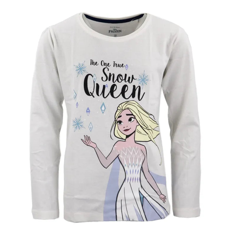 Disney Die Eiskönigin Elsa Mädchen Kinder Langarmshirt Shirt - WS-Trend.de 104 - 134 Baumwolle