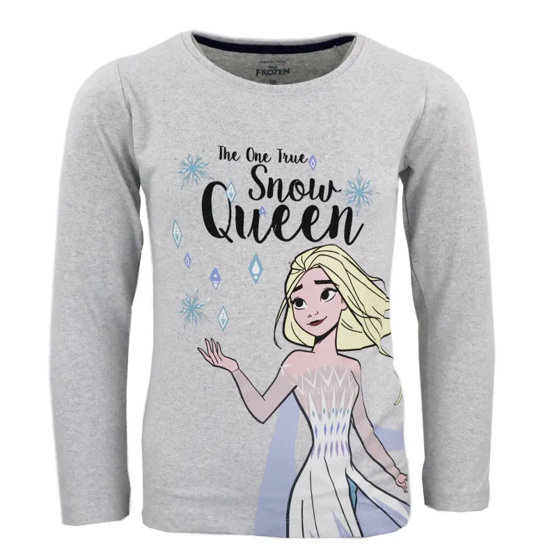 Disney Die Eiskönigin Elsa Mädchen Kinder Langarmshirt Shirt - WS-Trend.de 104 - 134 Baumwolle