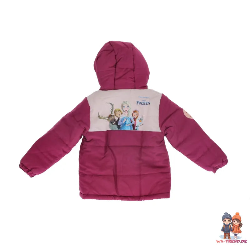 Disney Die Eiskönigin Elsa Anna Kinder Kapuzen Winterjacke - WS-Trend.de Jacke Kapuze Mädchen Gr. 92-128