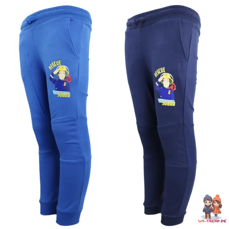 Feuerwehmann Sam Kinder Jogginghose - WS-Trend.de Sporthose Hose 98 bis 128