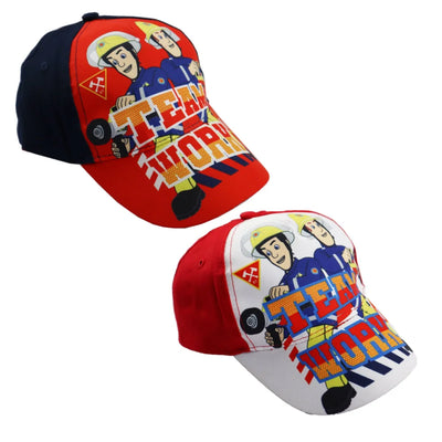 Feuerwehrmann Sam Kinder Baseball Kappe Basecap - WS-Trend.de Mütze Hut Jungen Blau Rot 52-54