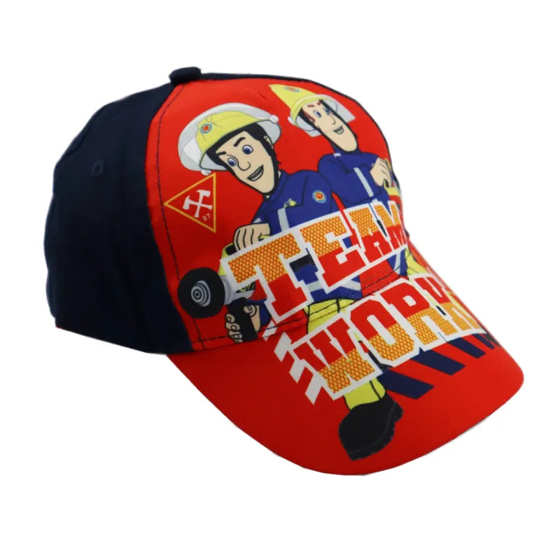 Feuerwehrmann Sam Kinder Baseball Kappe Basecap - WS-Trend.de Mütze Hut Jungen Blau Rot 52-54