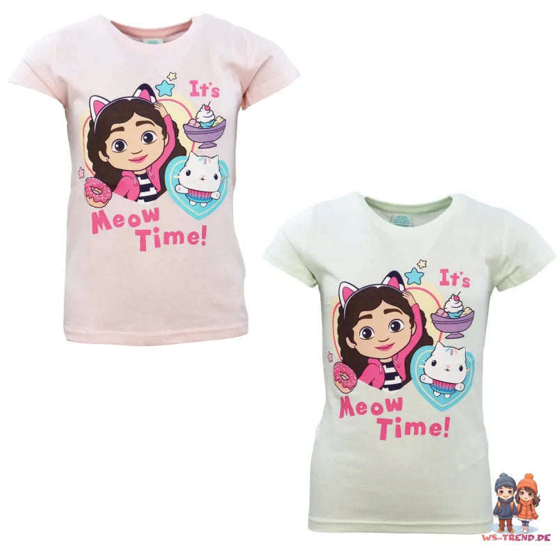 Gabbys Dollhouse Mädchen Kinder T-Shirt Shirt - WS-Trend.de Gr. 104-134 100% Baumwolle