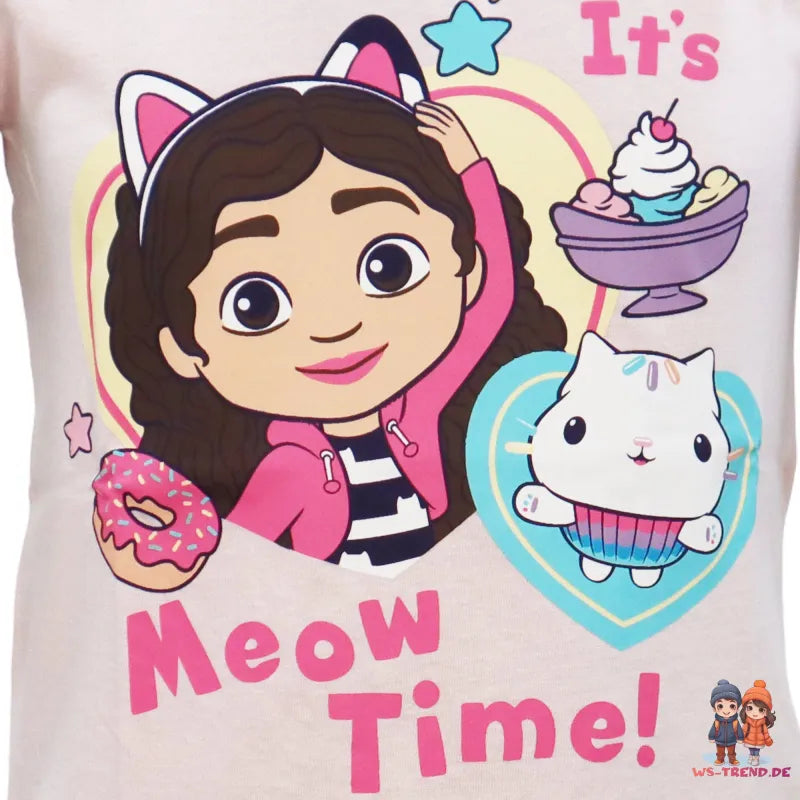 Gabbys Dollhouse Mädchen Kinder T-Shirt Shirt - WS-Trend.de Gr. 104-134 100% Baumwolle