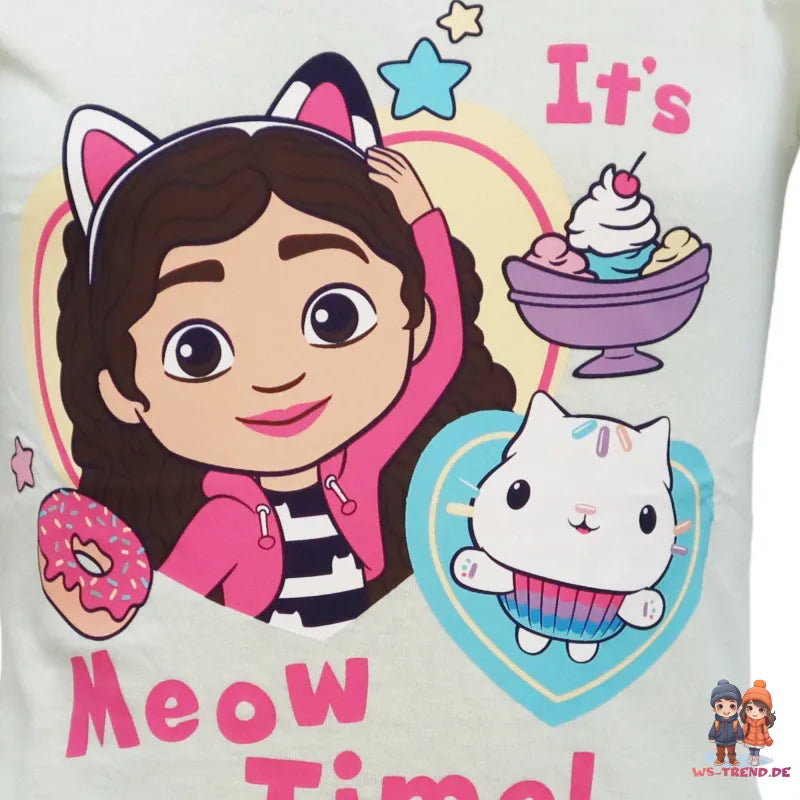 Gabbys Dollhouse Mädchen Kinder T-Shirt Shirt - WS-Trend.de Gr. 104-134 100% Baumwolle