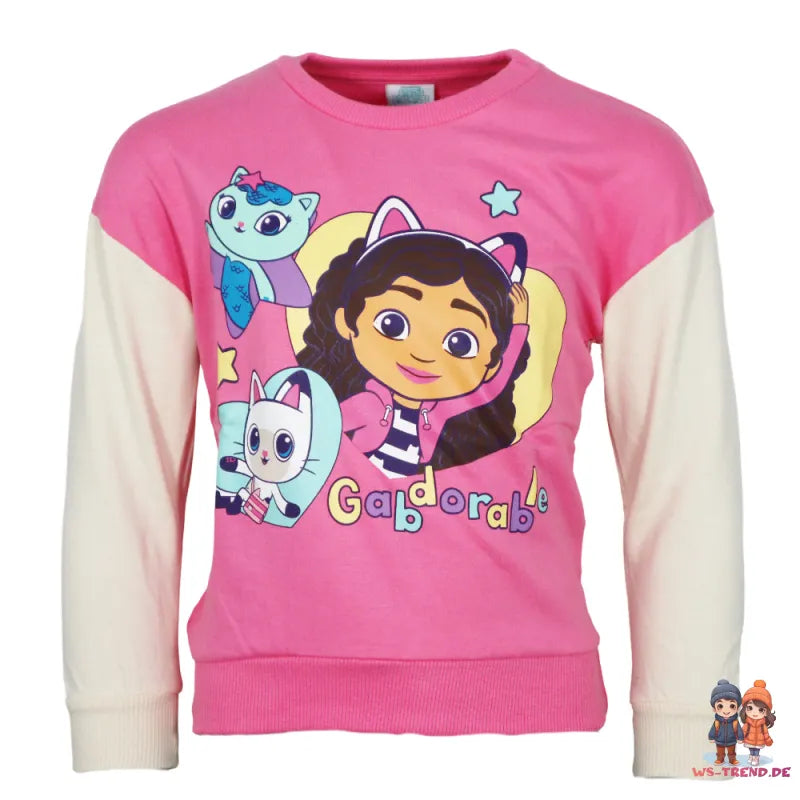 Gabbys Dollhouse Kinder Mädchen Sweater Pullover Pulli - WS-Trend.de