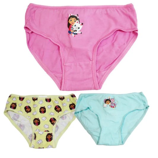Gabbys Dollhouse 3er Pack Slips Kinder Mädchen Unterwäsche - WS-Trend.de